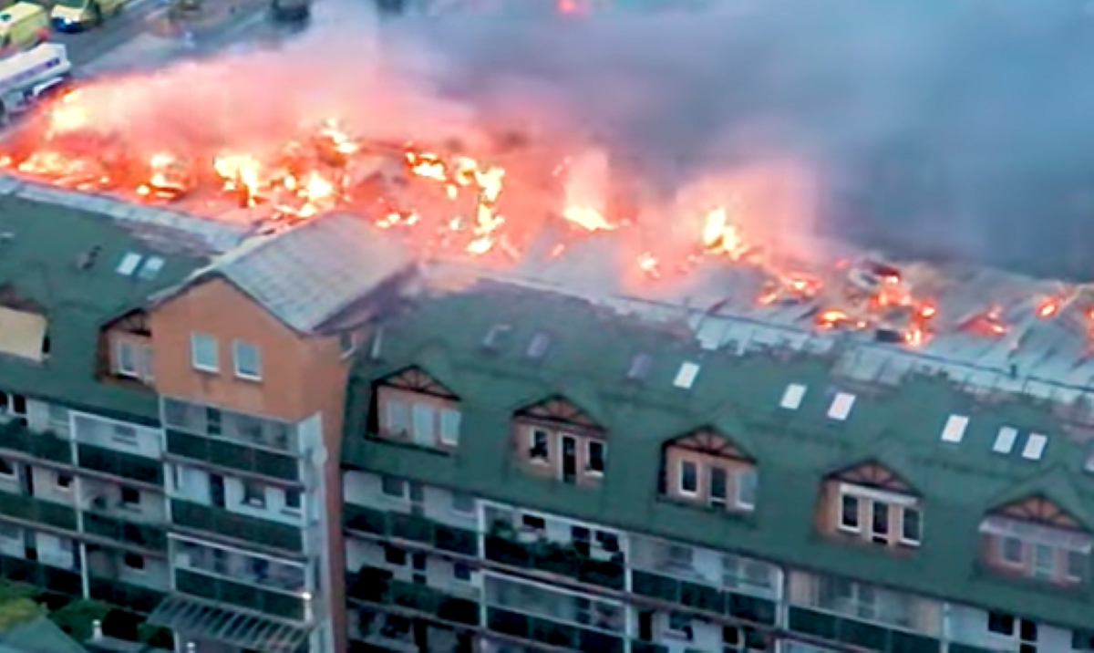 Pożar w Ząbkach. Służby zabrały głos w sprawie przyczyn pożaru