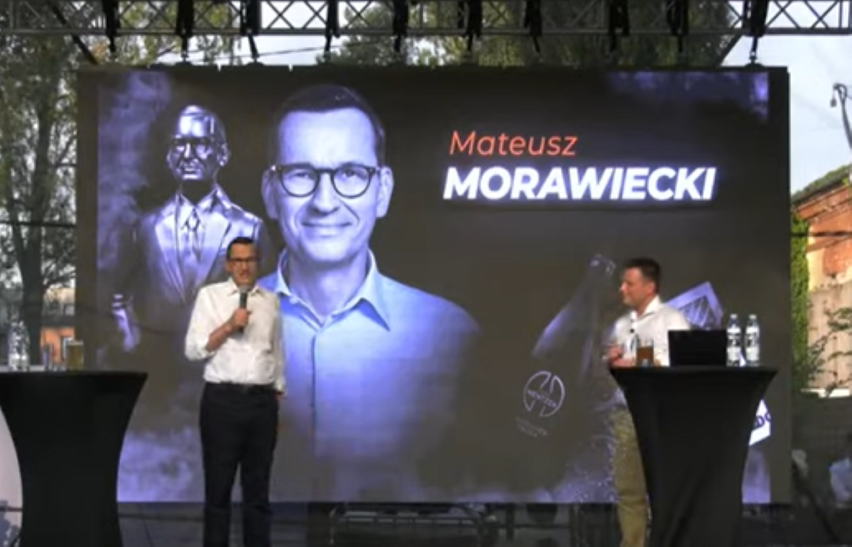 Miało być przyjemnie, skończyło się ostrą wymianę zdań. Tak przebiegło spotkanie Mentzena z Morawieckim