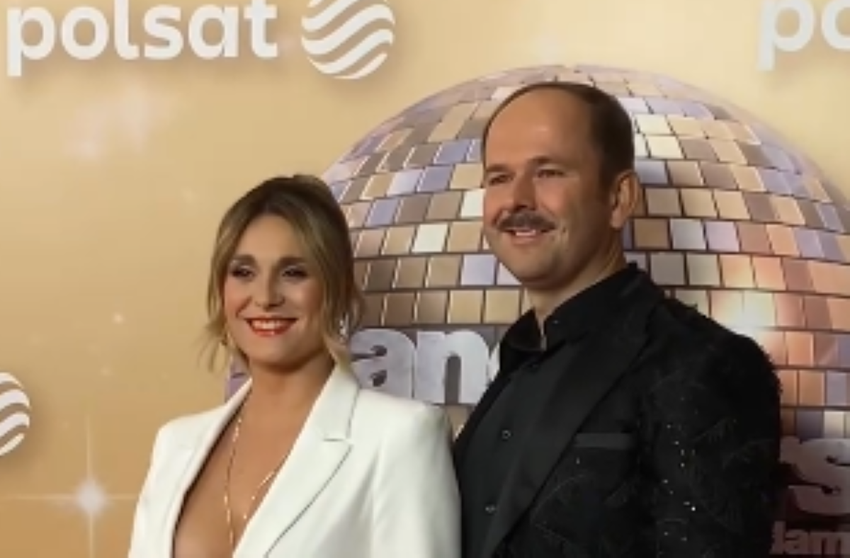 Kajra i Sławomir na ściance „Tańca z Gwiazdami”. Było blisko modowej wpadki