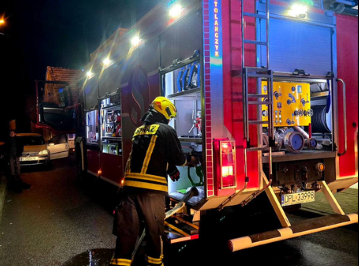 Pożar w kotłowni. Dzięki psu nikt nie ucierpiał