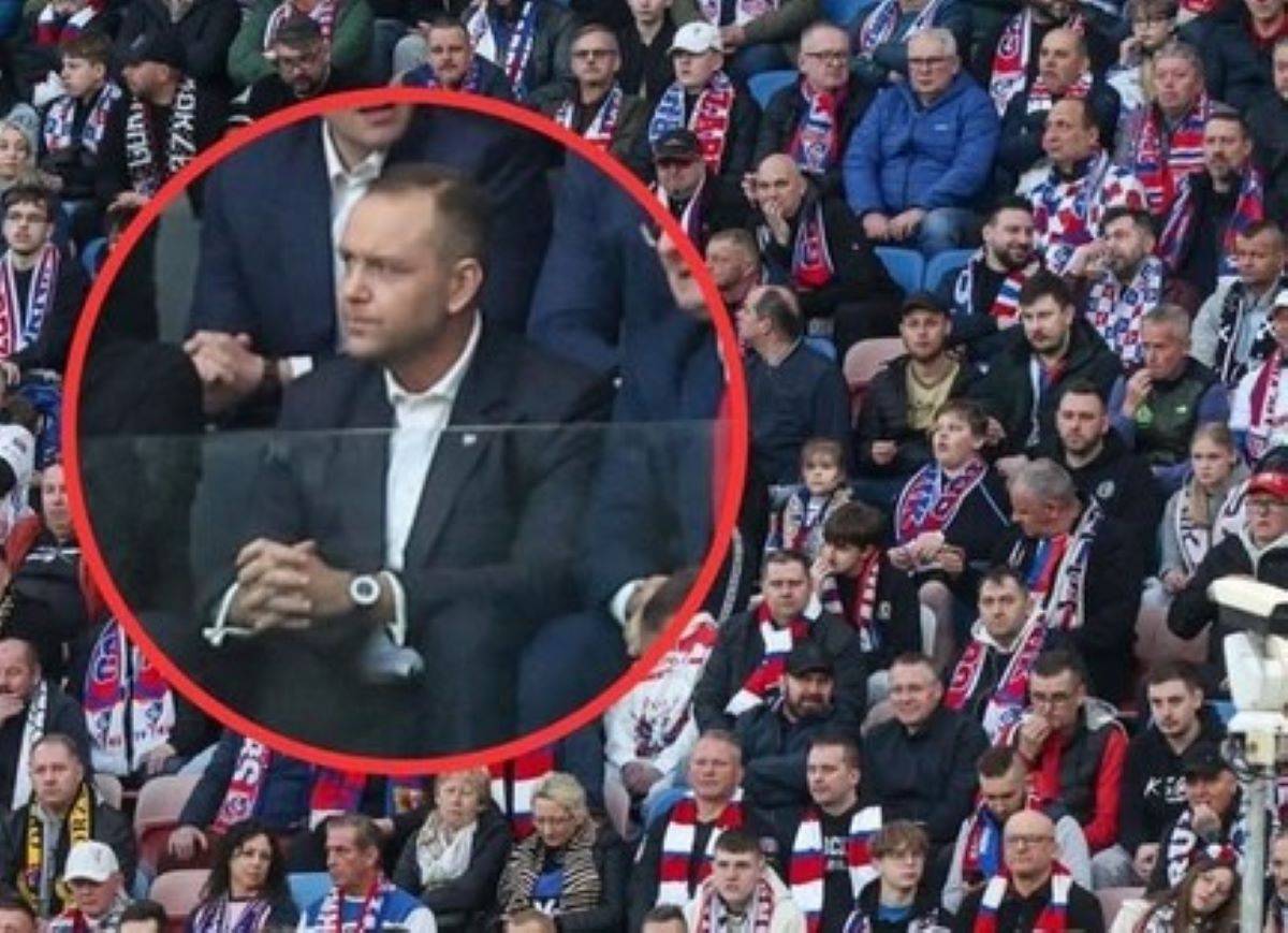 Nawrocki na meczu i nagranie z trybun. Internet wyłapał jeden szczegół